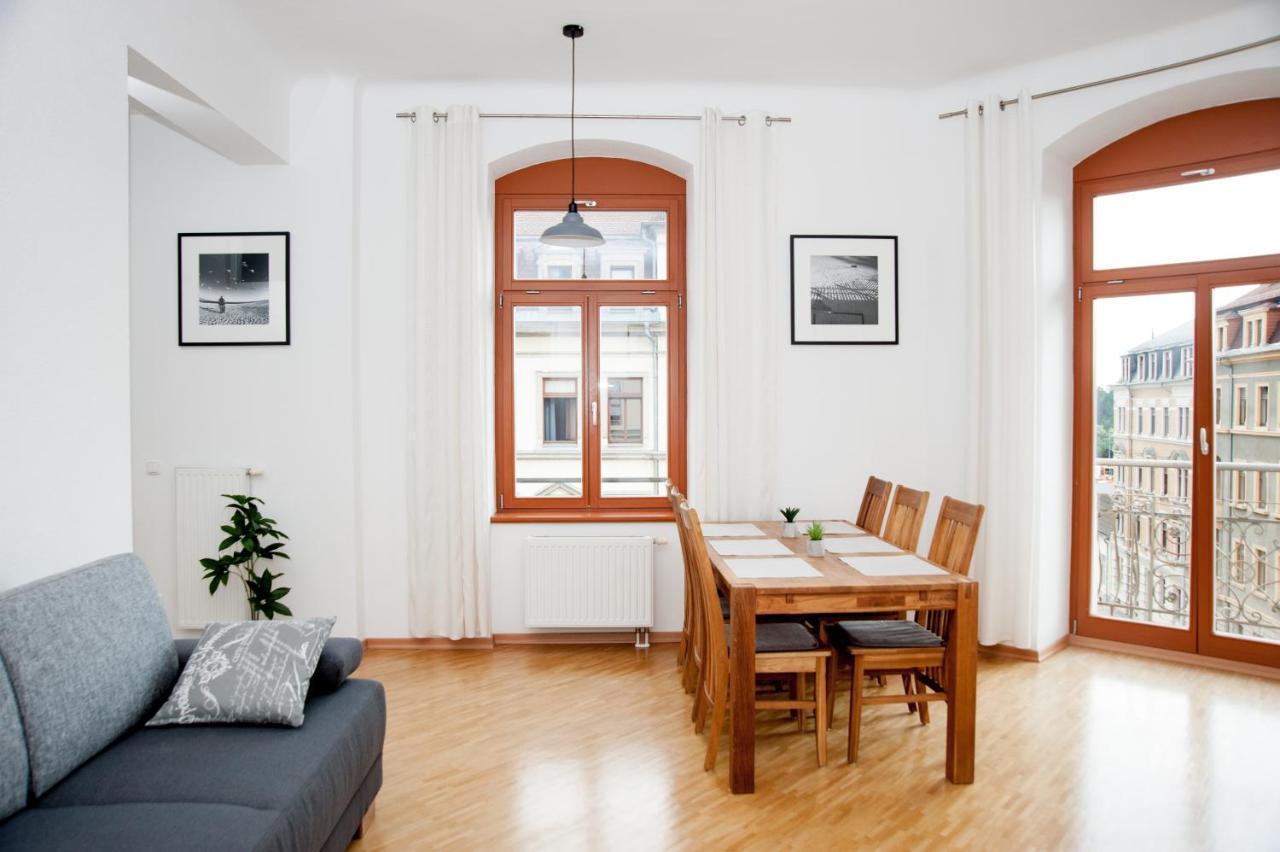 1-Raum-Wohnung Zentral Gelegen Dresda Exterior foto